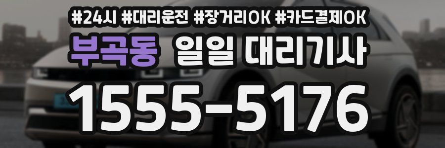 부곡동 일일 대리기사