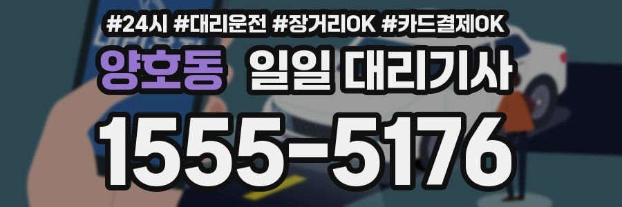 양호동 일일 대리기사