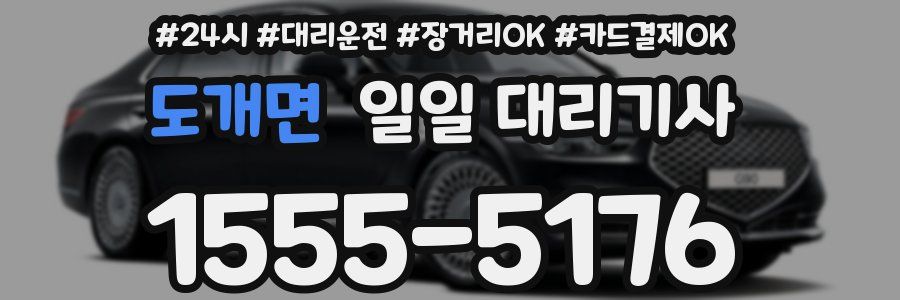 도개면 일일 대리기사