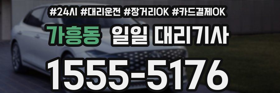 가흥동 일일 대리기사