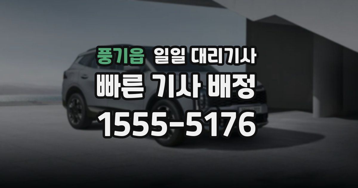 풍기읍 일일 대리기사