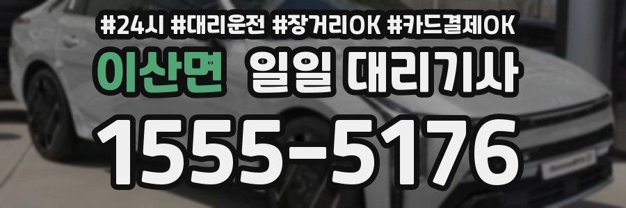 이산면 일일 대리기사