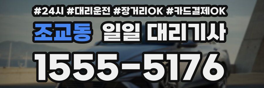 조교동 일일 대리기사