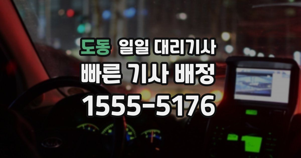 도동 일일 대리기사