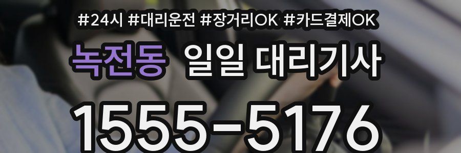 녹전동 일일 대리기사
