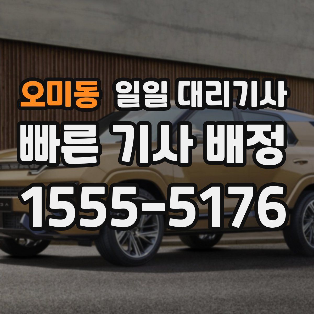 오미동 일일 대리기사