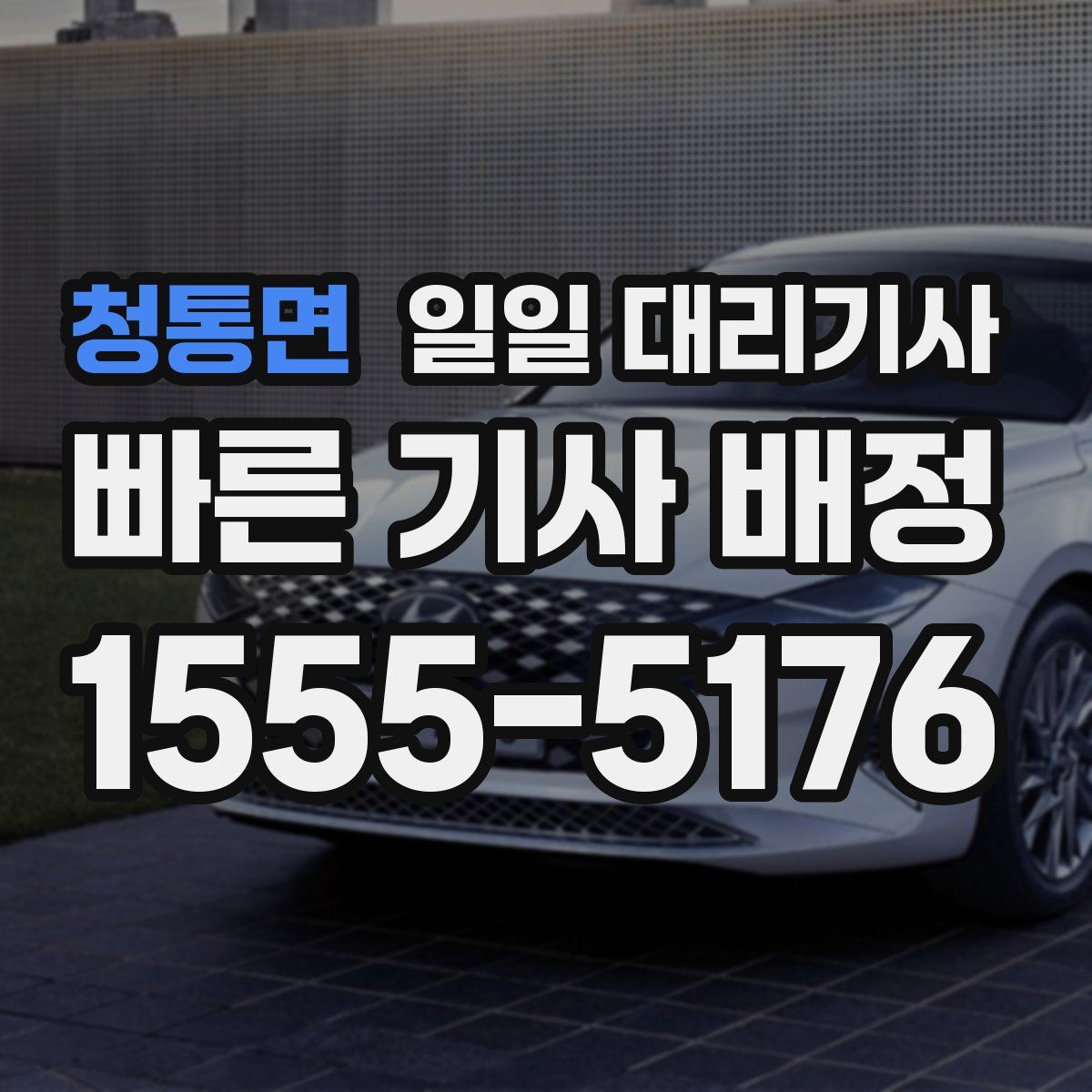 청통면 일일 대리기사