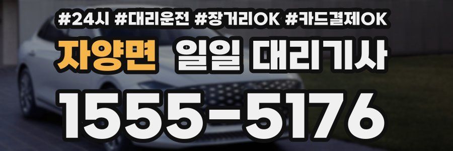 자양면 일일 대리기사