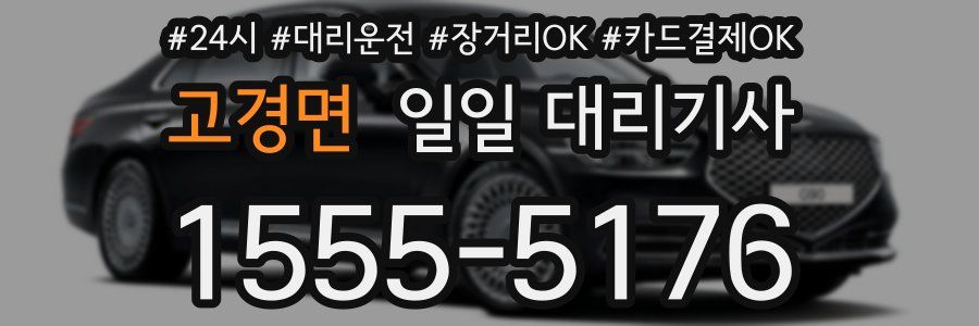 고경면 일일 대리기사