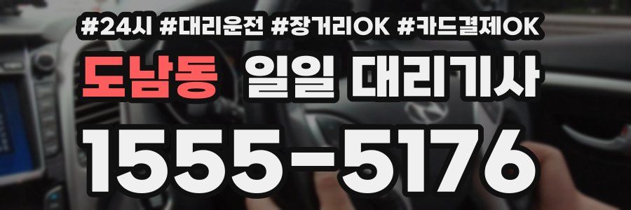 도남동 일일 대리기사