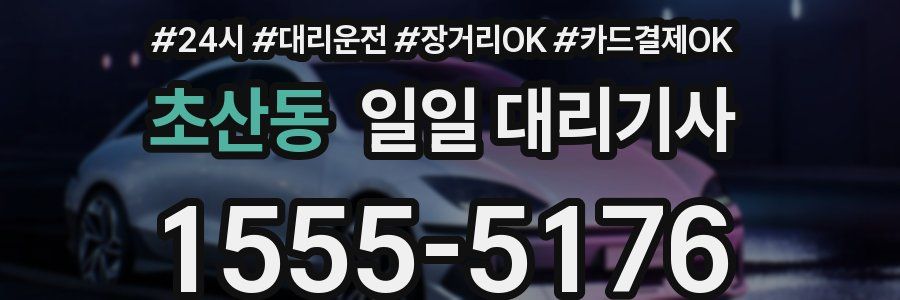초산동 일일 대리기사