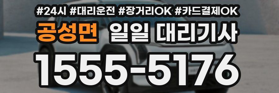 공성면 일일 대리기사