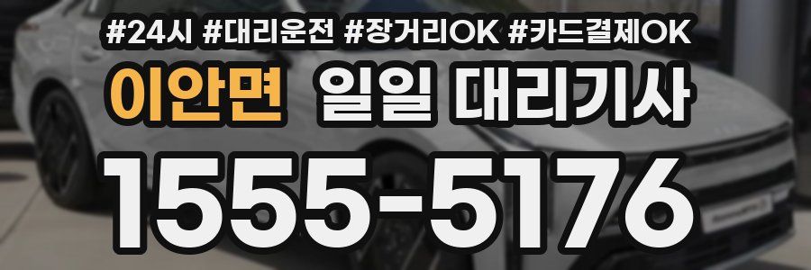 이안면 일일 대리기사