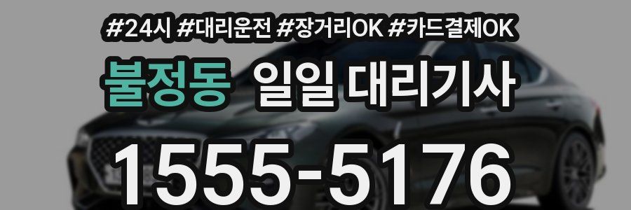 불정동 일일 대리기사