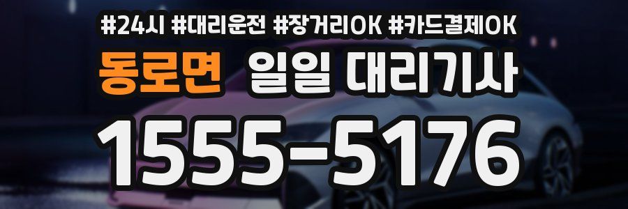 동로면 일일 대리기사
