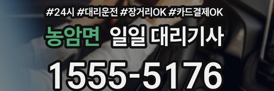 농암면 일일 대리기사