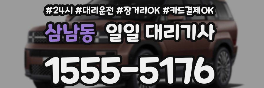 삼남동 일일 대리기사