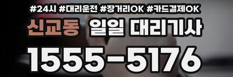 신교동 일일 대리기사