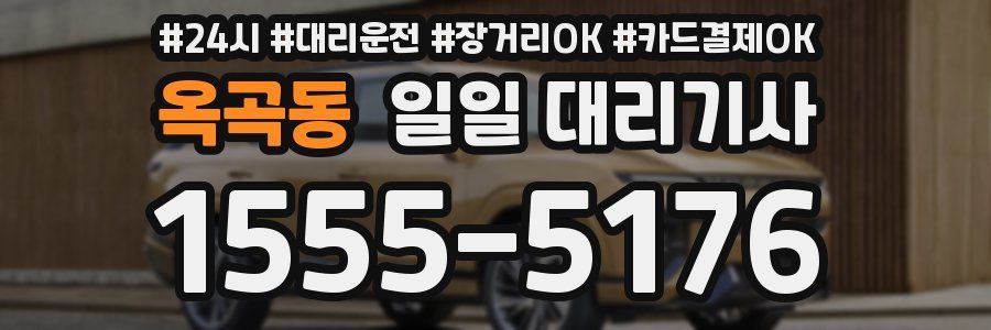 옥곡동 일일 대리기사