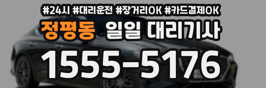 정평동 일일 대리기사