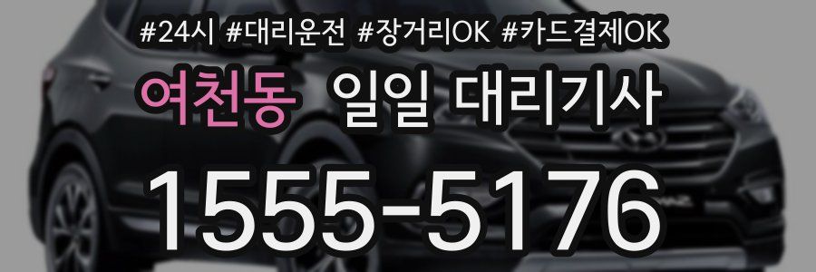여천동 일일 대리기사