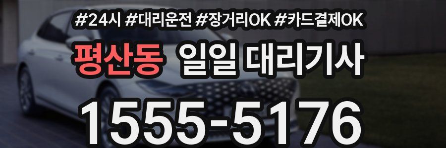 평산동 일일 대리기사