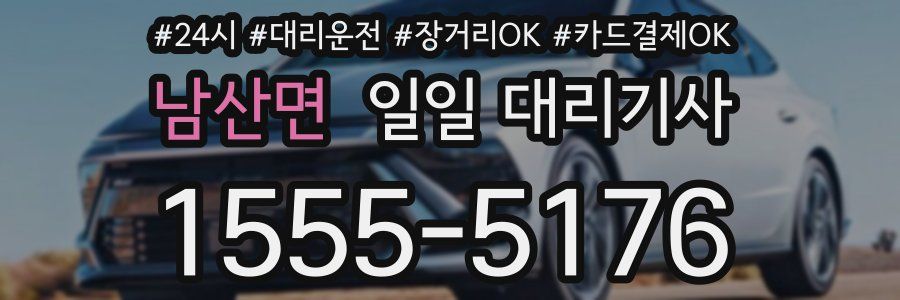 남산면 일일 대리기사