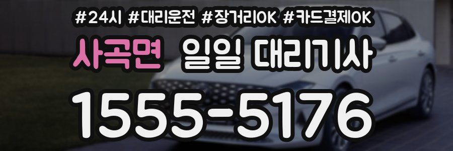 사곡면 일일 대리기사