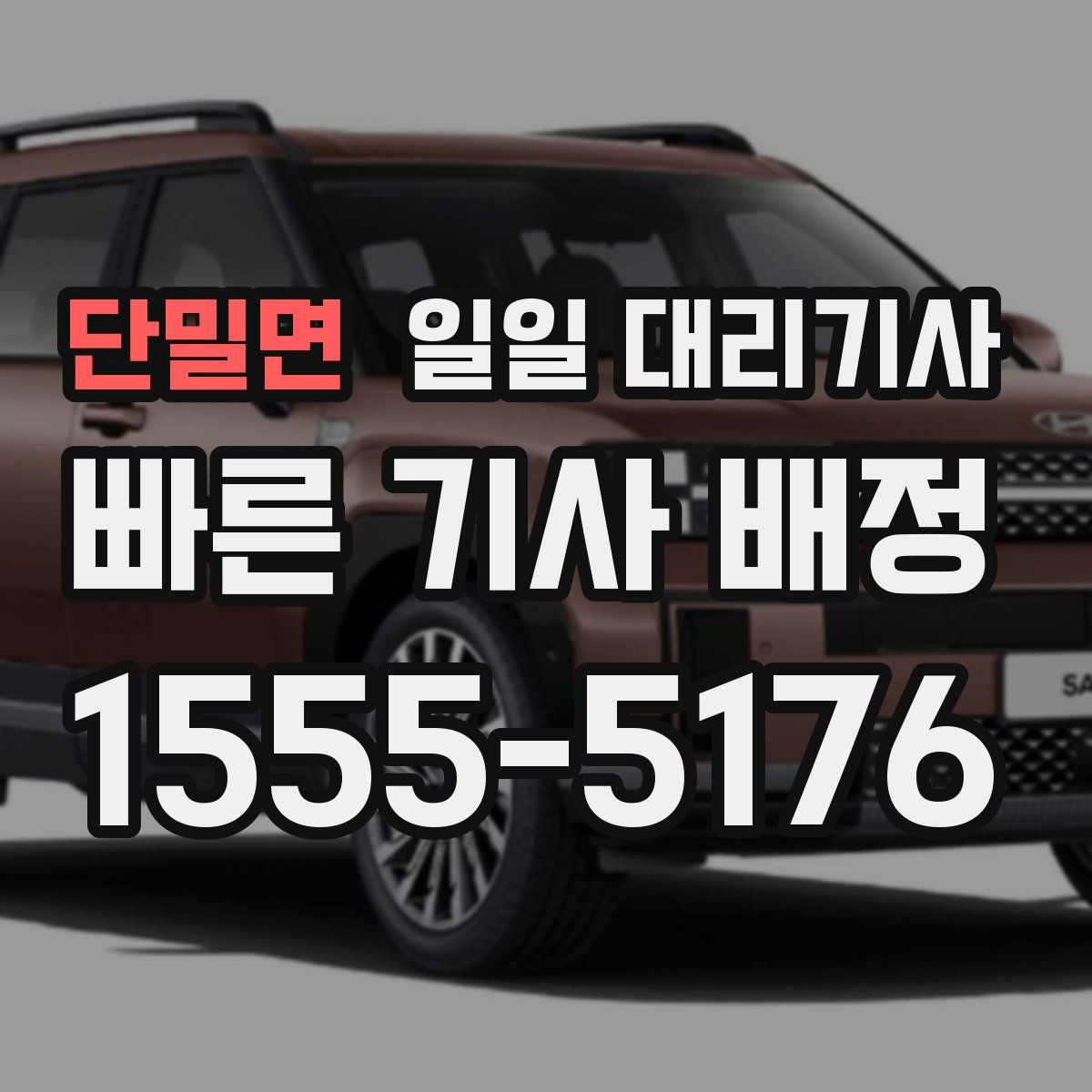 단밀면 일일 대리기사