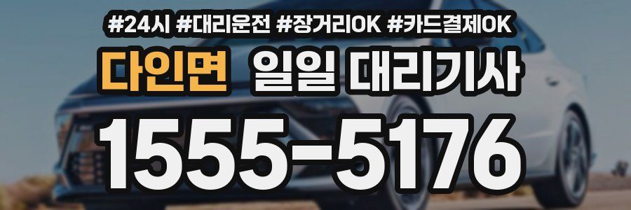 다인면 일일 대리기사