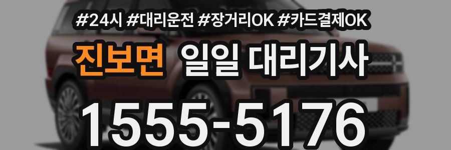 진보면 일일 대리기사