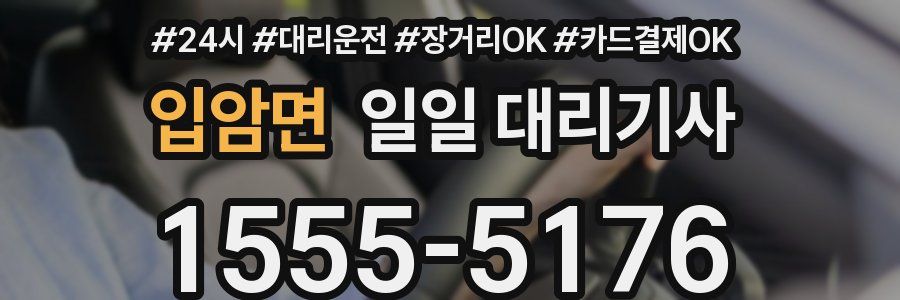 입암면 일일 대리기사