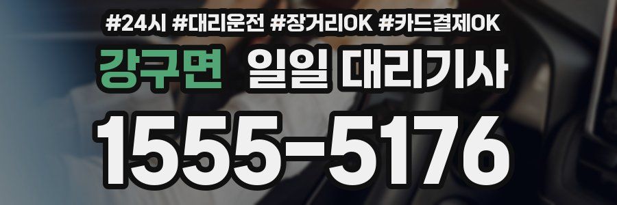강구면 일일 대리기사