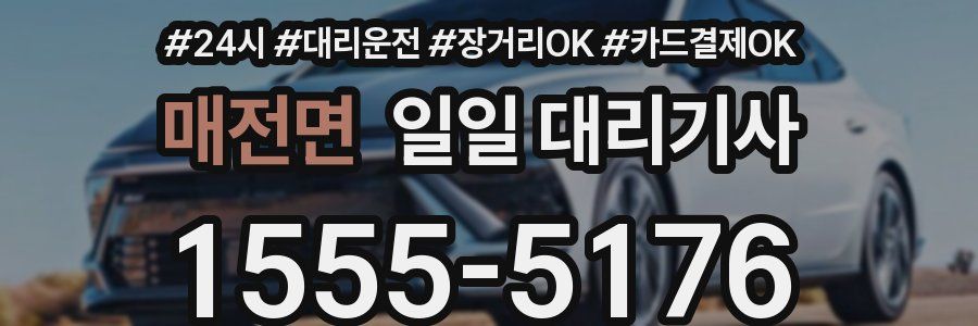 매전면 일일 대리기사