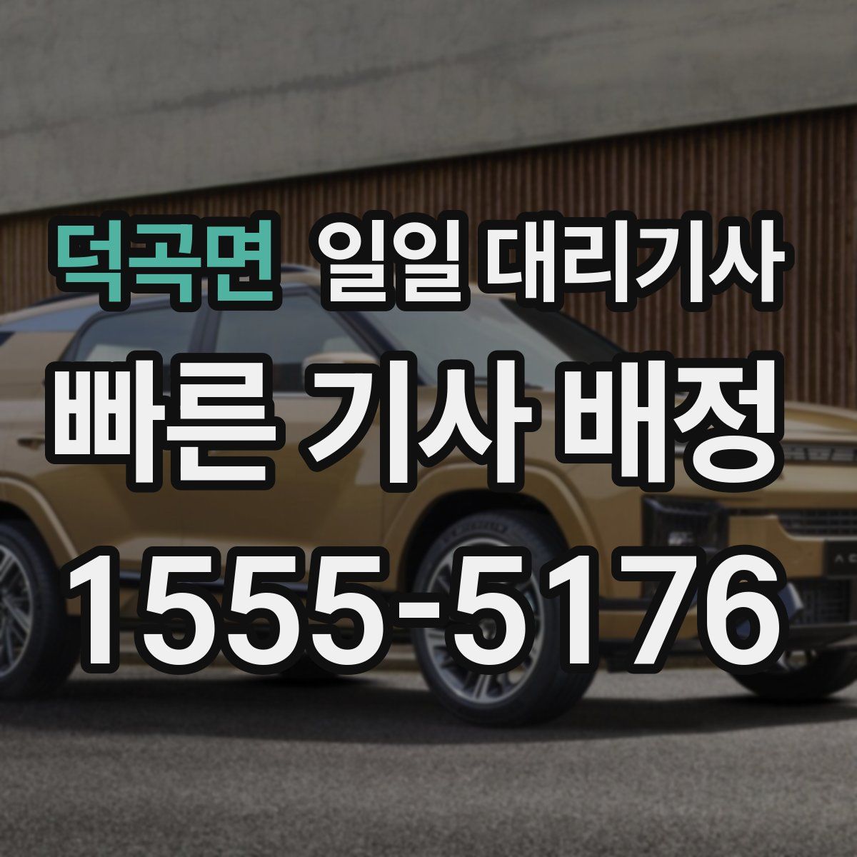 덕곡면 일일 대리기사