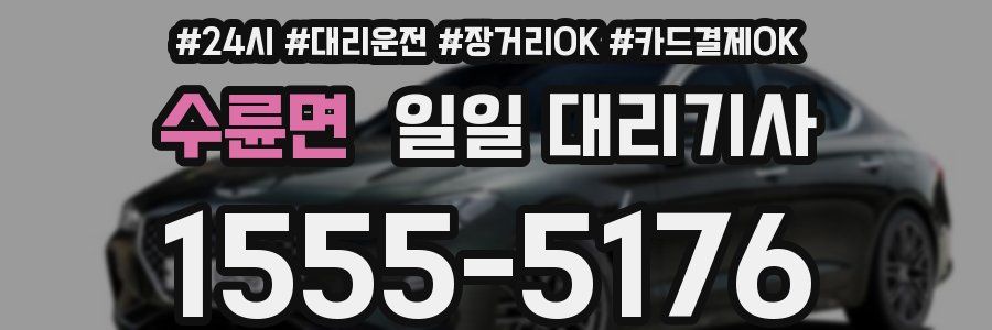 수륜면 일일 대리기사