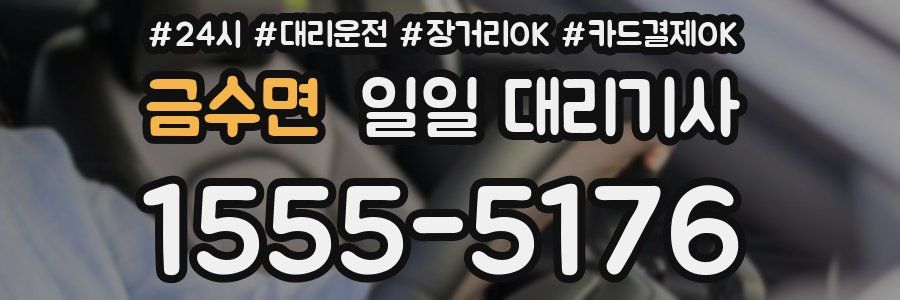 금수면 일일 대리기사