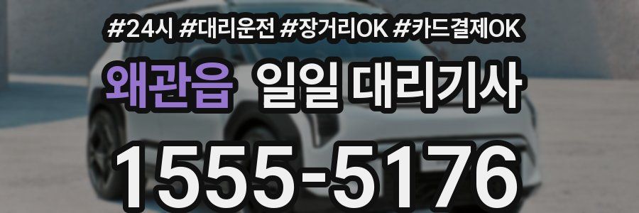 왜관읍 일일 대리기사