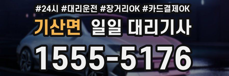 기산면 일일 대리기사