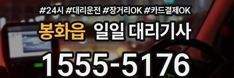 봉화읍 일일 대리기사