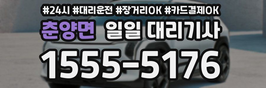 춘양면 일일 대리기사
