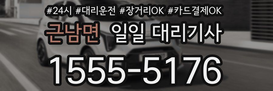 근남면 일일 대리기사