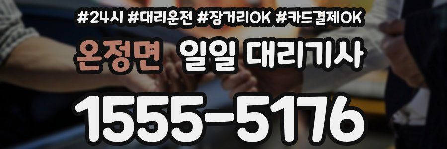 온정면 일일 대리기사