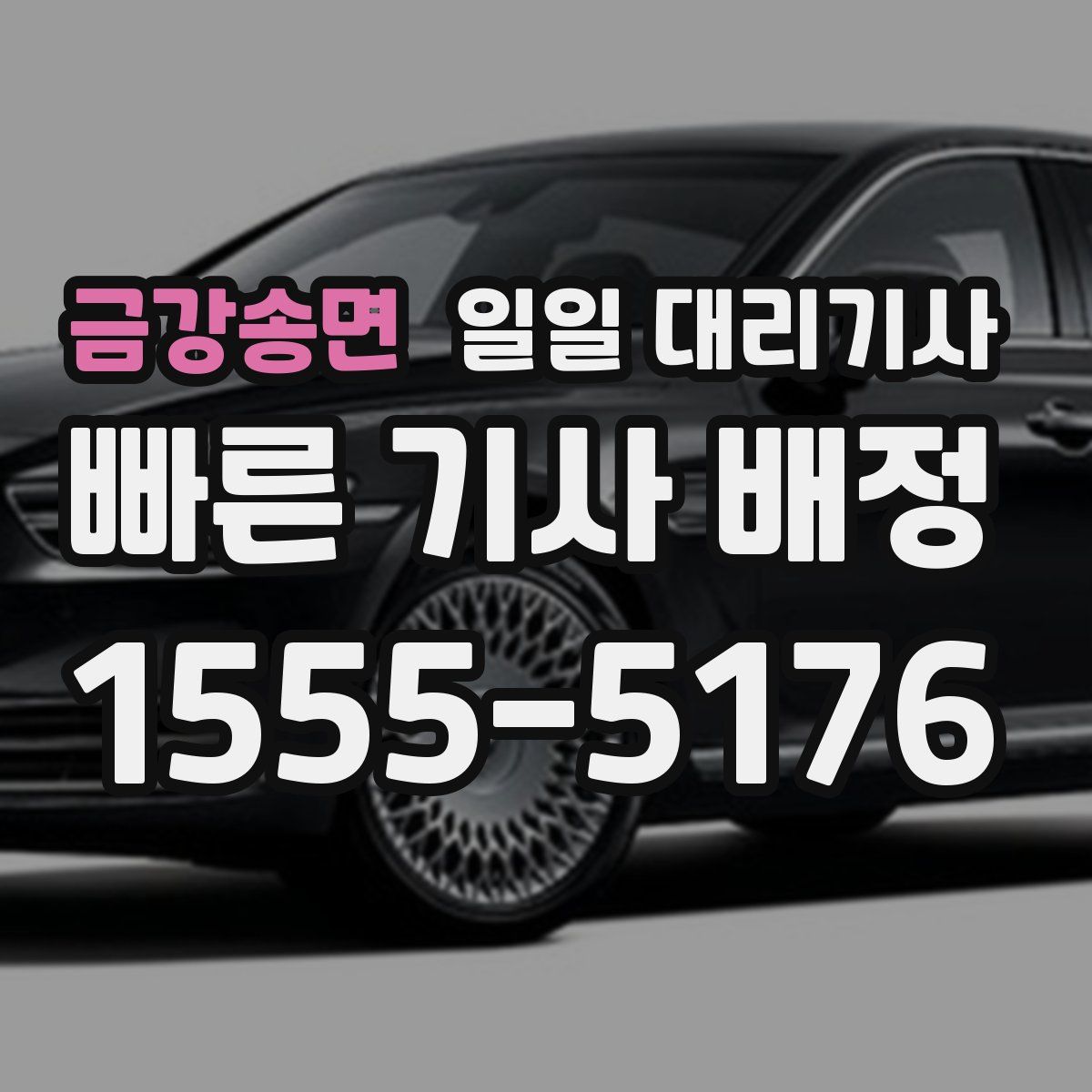 금강송면 일일 대리기사