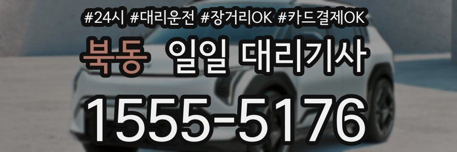 북동 일일 대리기사