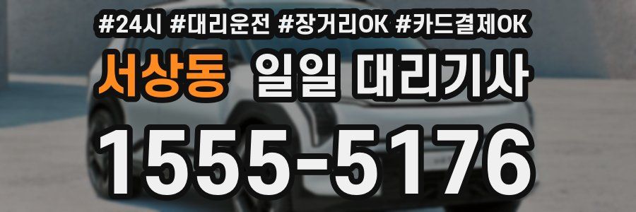 서상동 일일 대리기사