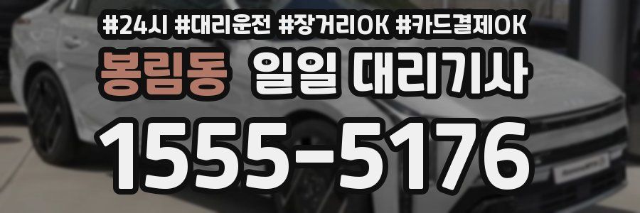 봉림동 일일 대리기사
