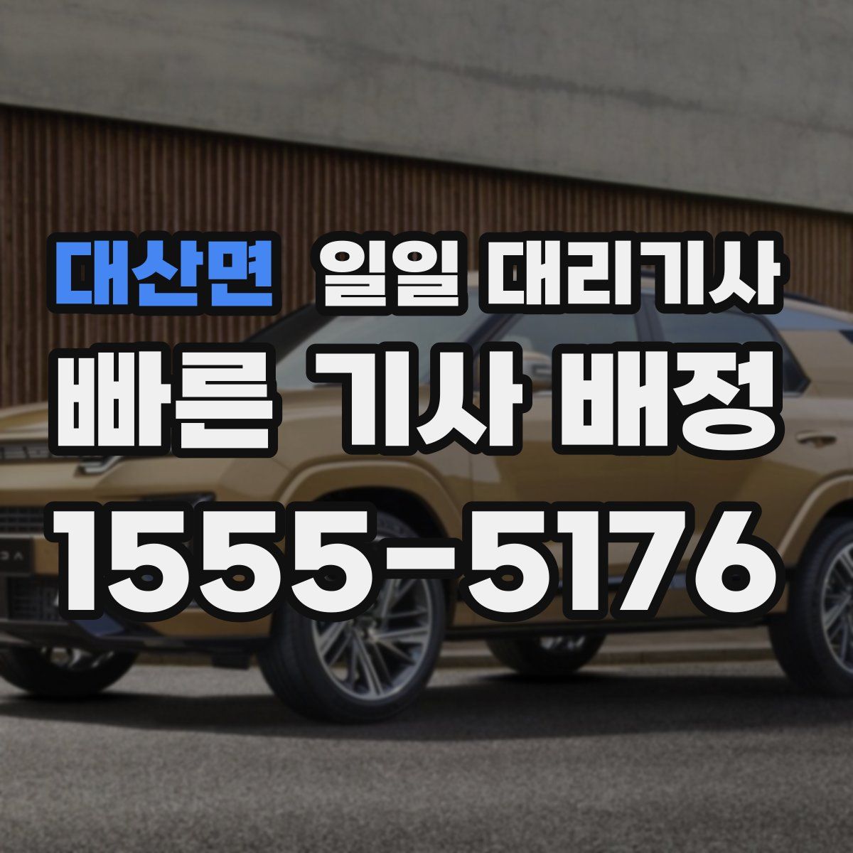 대산면 일일 대리기사