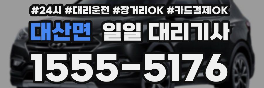 대산면 일일 대리기사