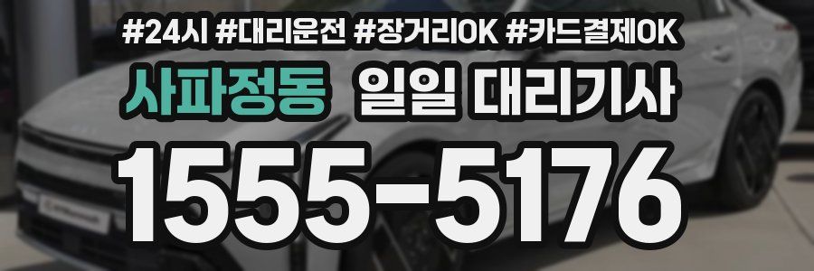 사파정동 일일 대리기사